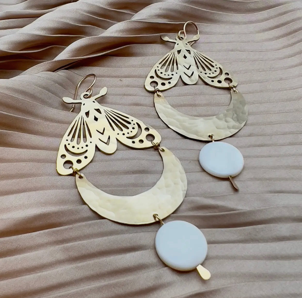 Luna Moth Earrings