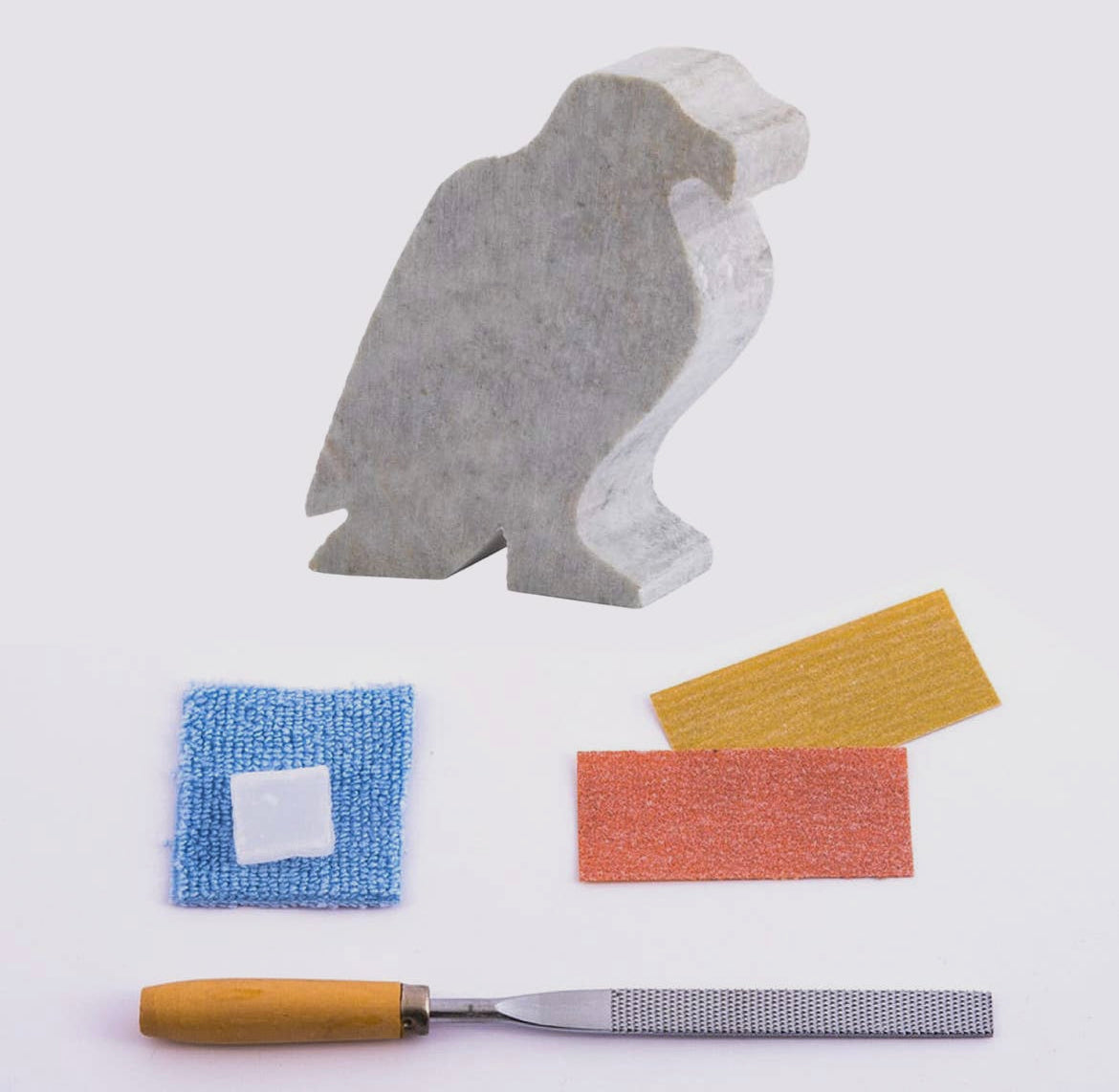 Eagle Soapstone Carving and Whittling