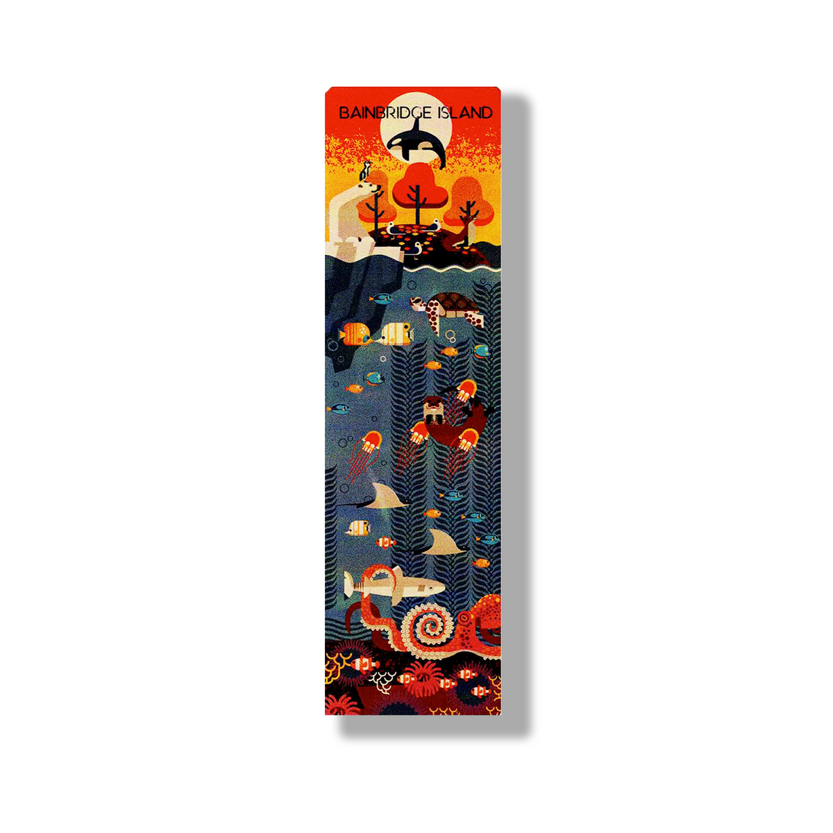 Bainbridge Island Bookmark Metal Marine Animals