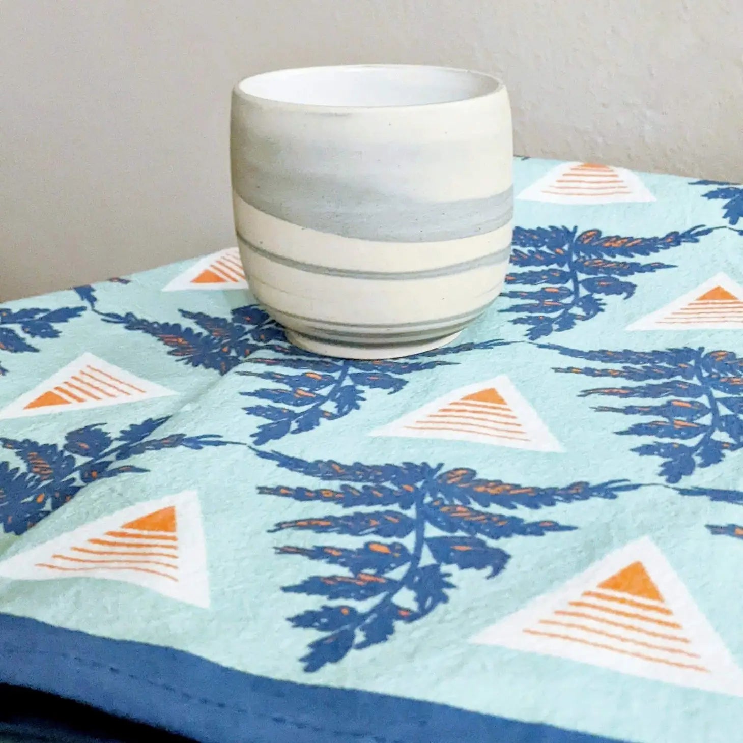 Geometric Ferns Kitchen Towel