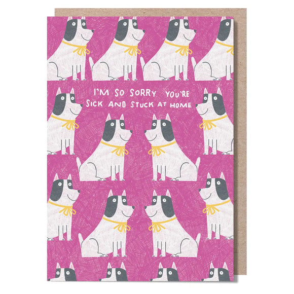 Get Well Dog Greeting Card
