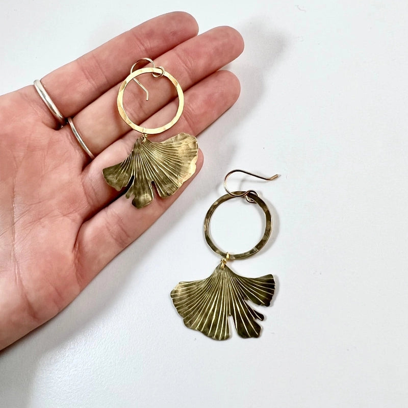 Ginkgo Earrings