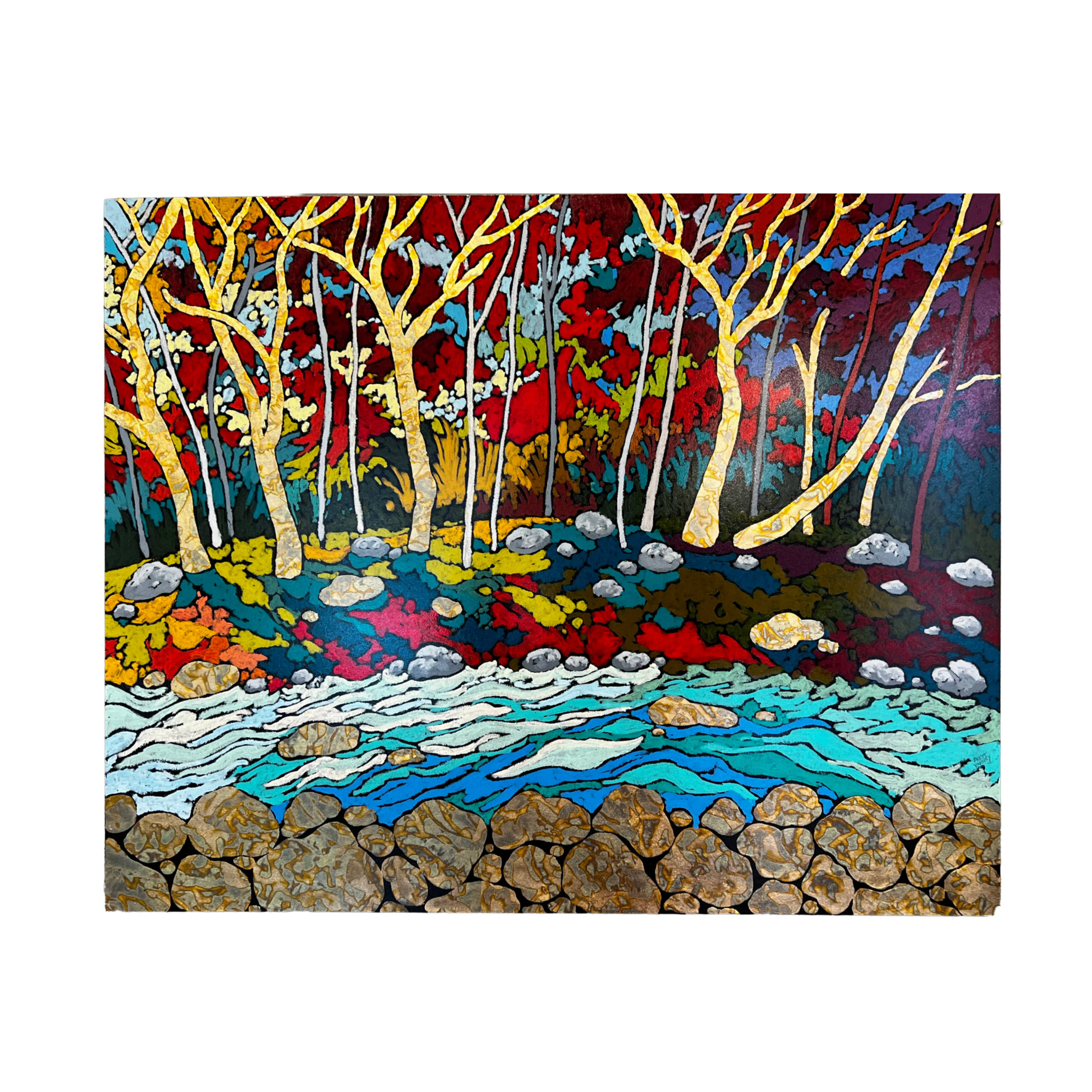 Brett Varney "Hidden Creek" Vivid Oil Pastel