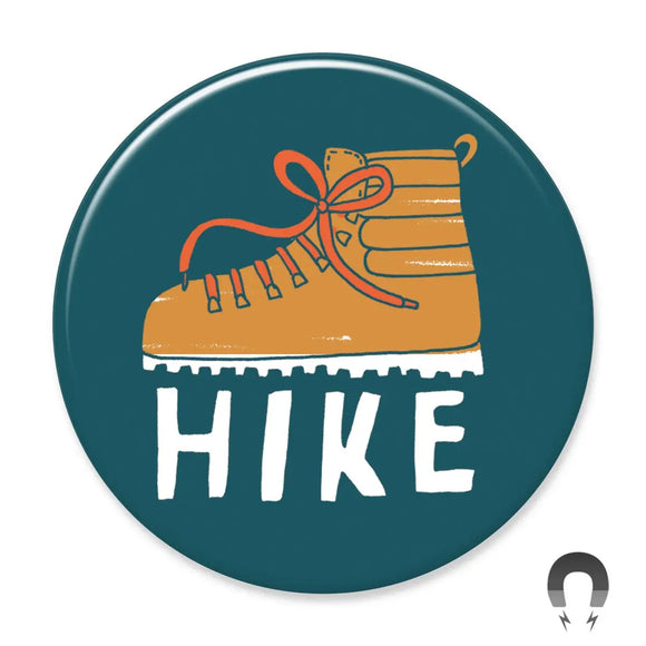 Hike Boot Round Magnet