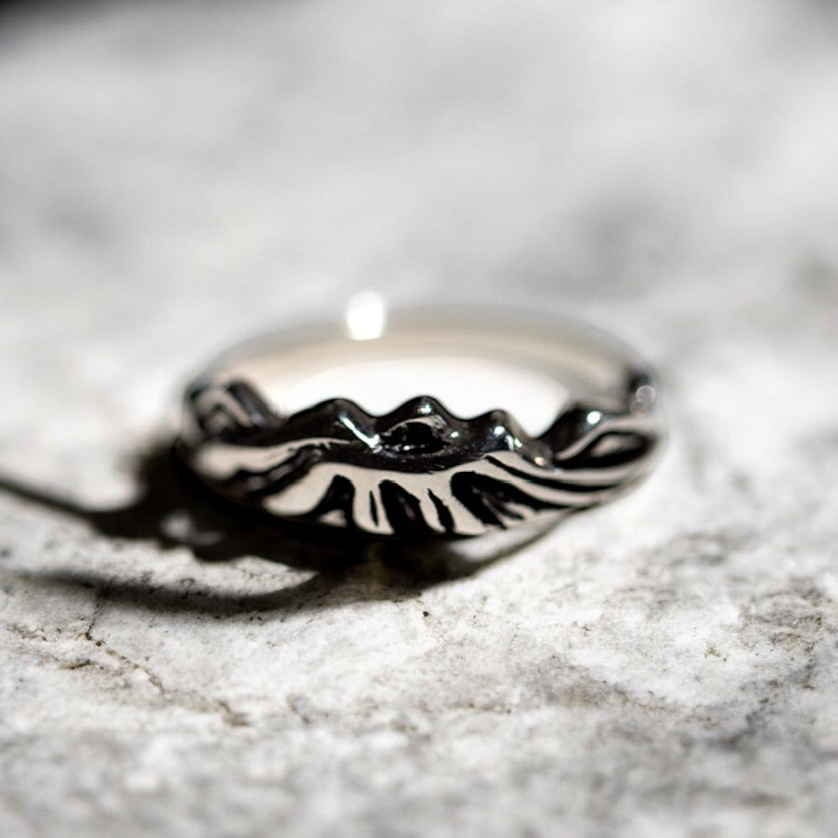 Mt. Rainier Ring - Sterling Silver