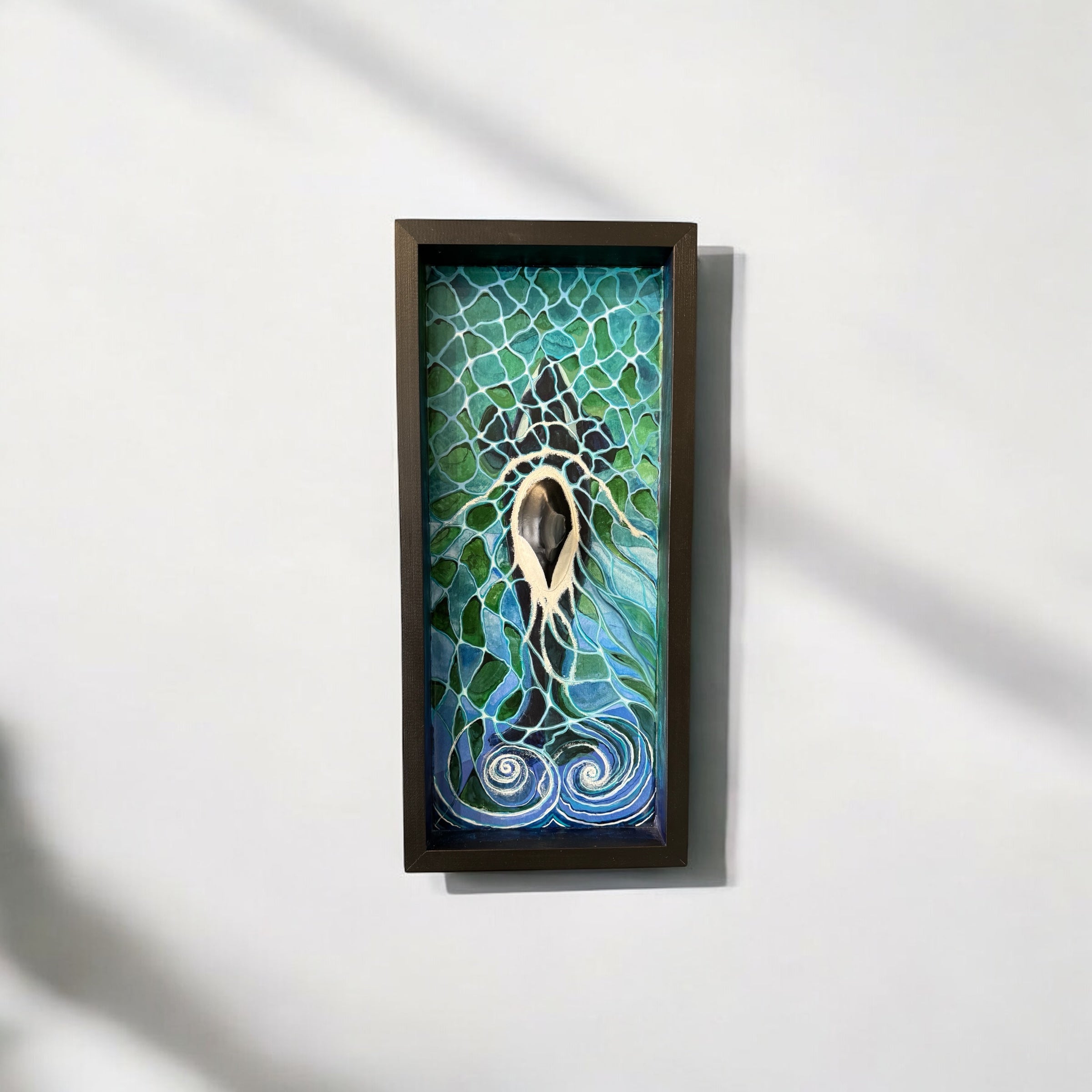 "Apex" Original Mixed Media by Jerry King