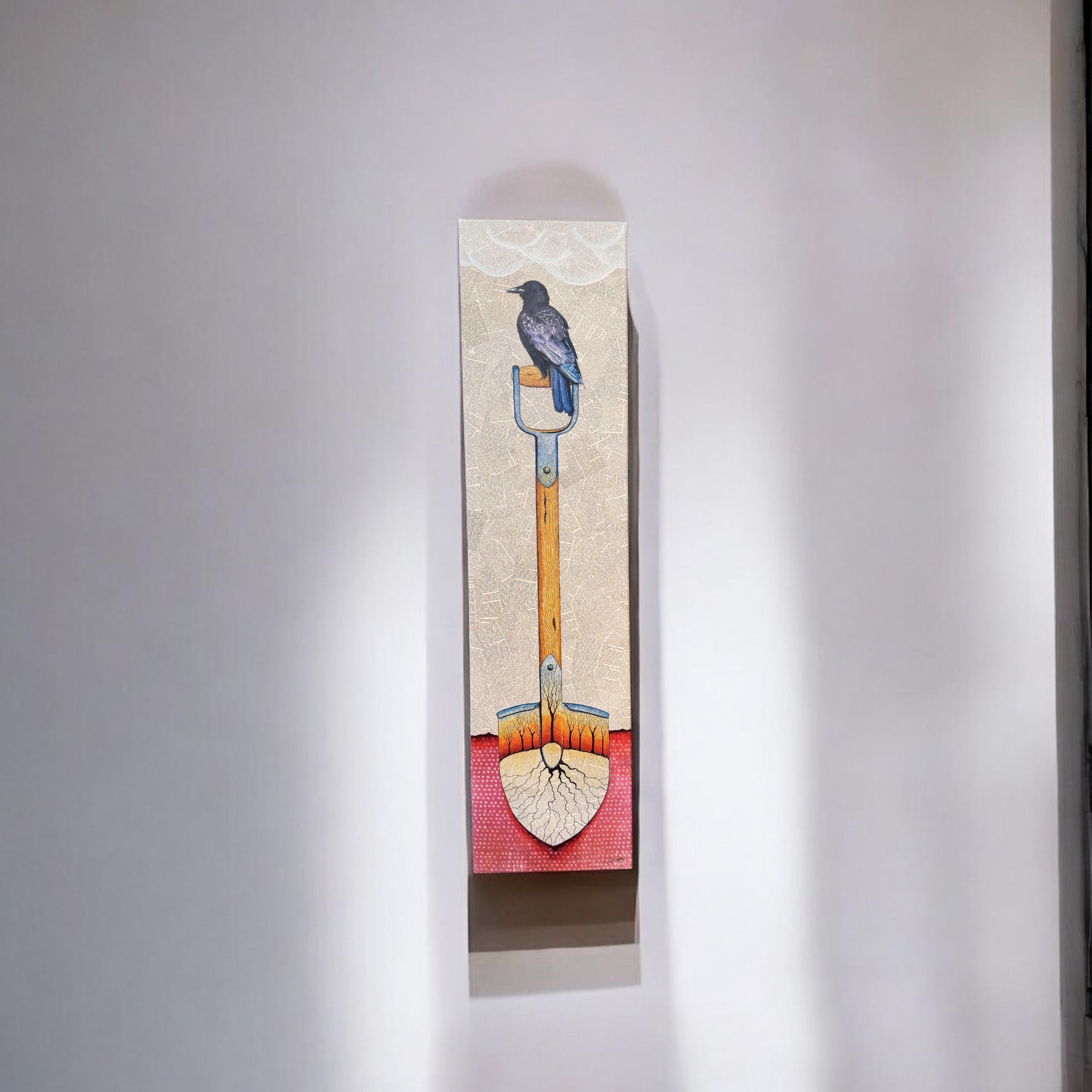 "The Witness" Mixed Media Canvas Print by Jerry King