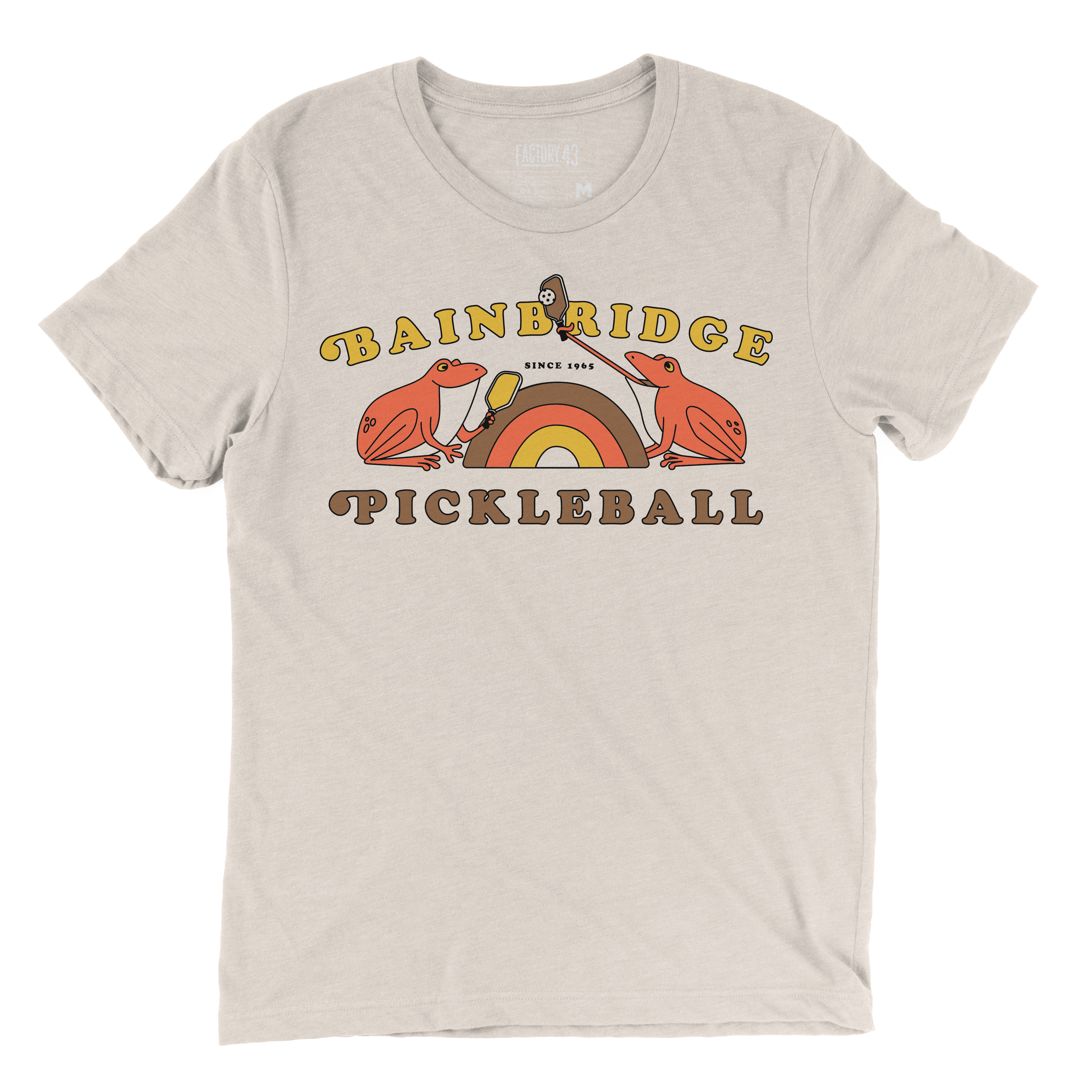 Lily Paddlers of '65 Pickleball Adult Shirts | Sunset Rust