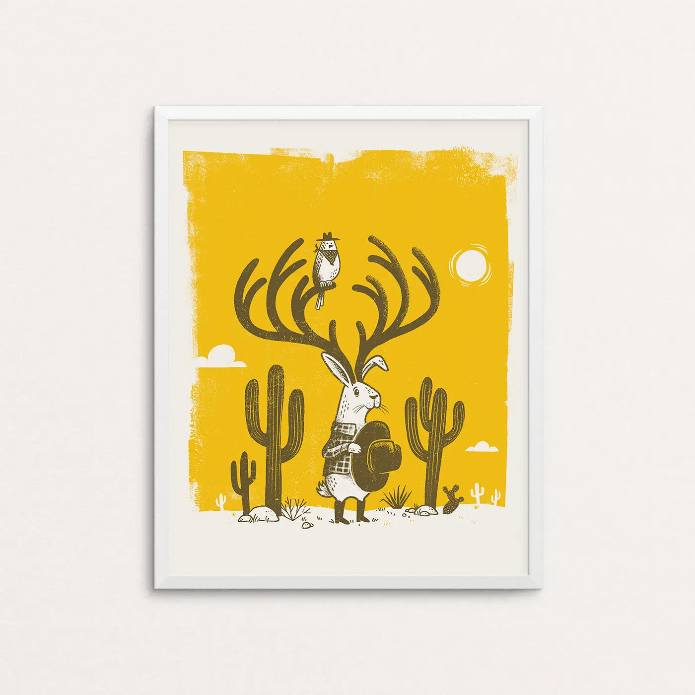 Jackalope Screen Print