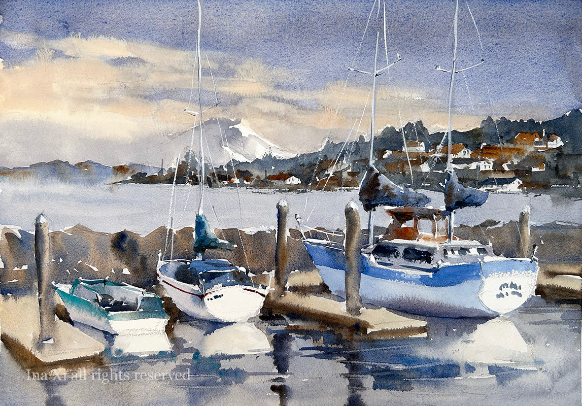 Kingston Overlooking Rainier(Limited Edition Print 8"x10"