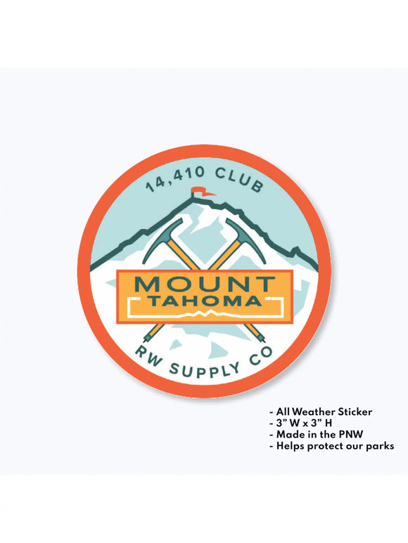 Mount Tahoma Summit Club Sticker