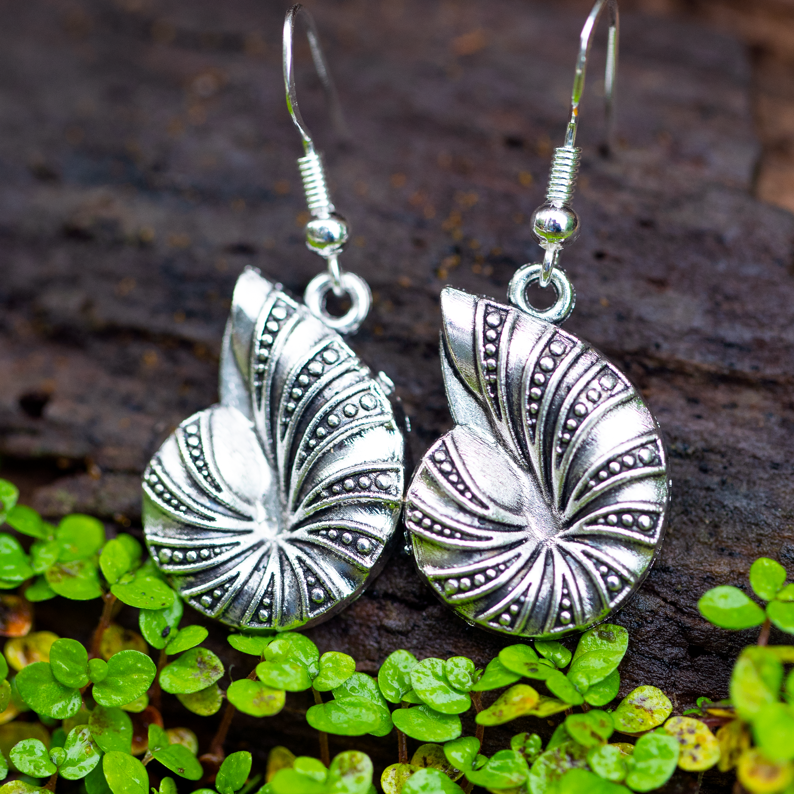 Nautilus Earrings by Miss Maddie