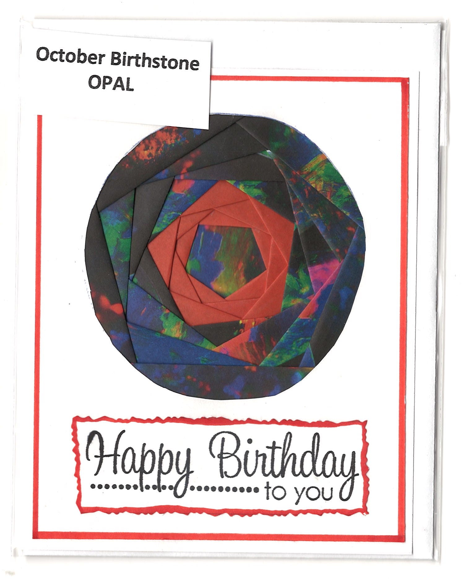 Birthstone Birthday Card | Helen Hecker