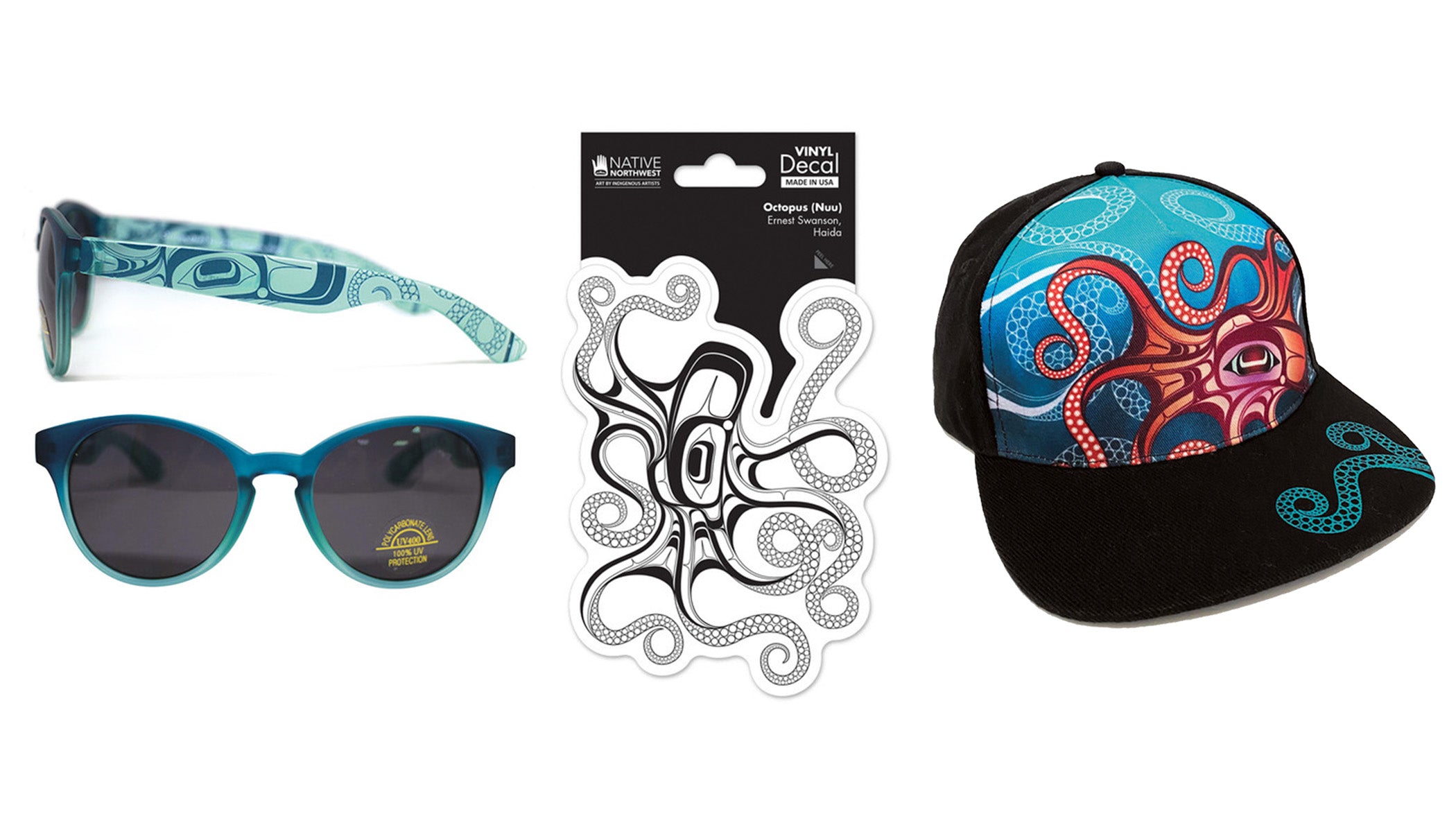 Octopus (NUU) by Ernest Swanson Sunglasses