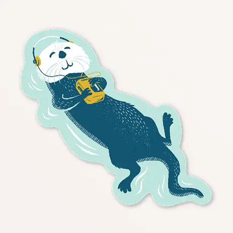 Otter Bliss Sticker