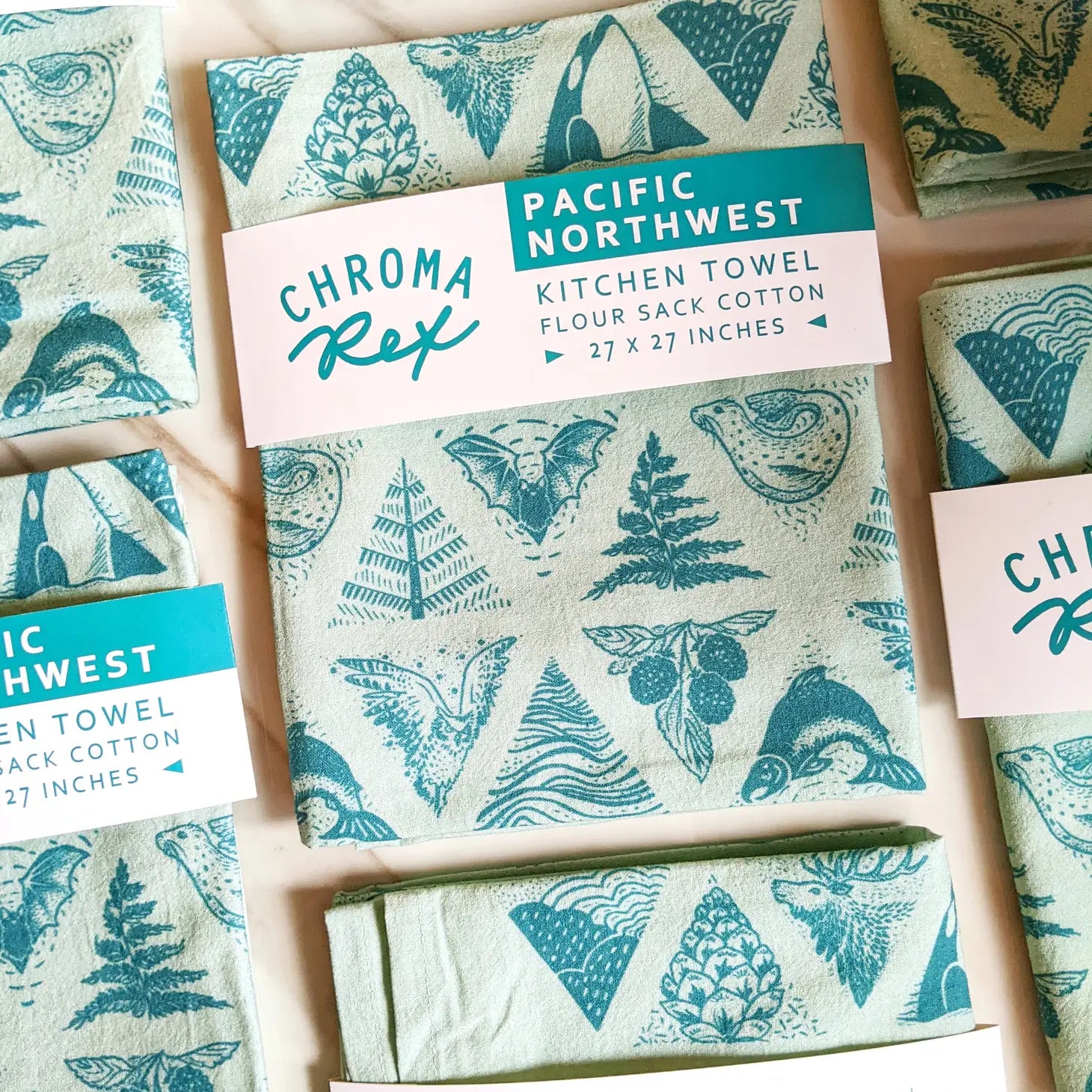 PNW Kitchen Towel - GREEN