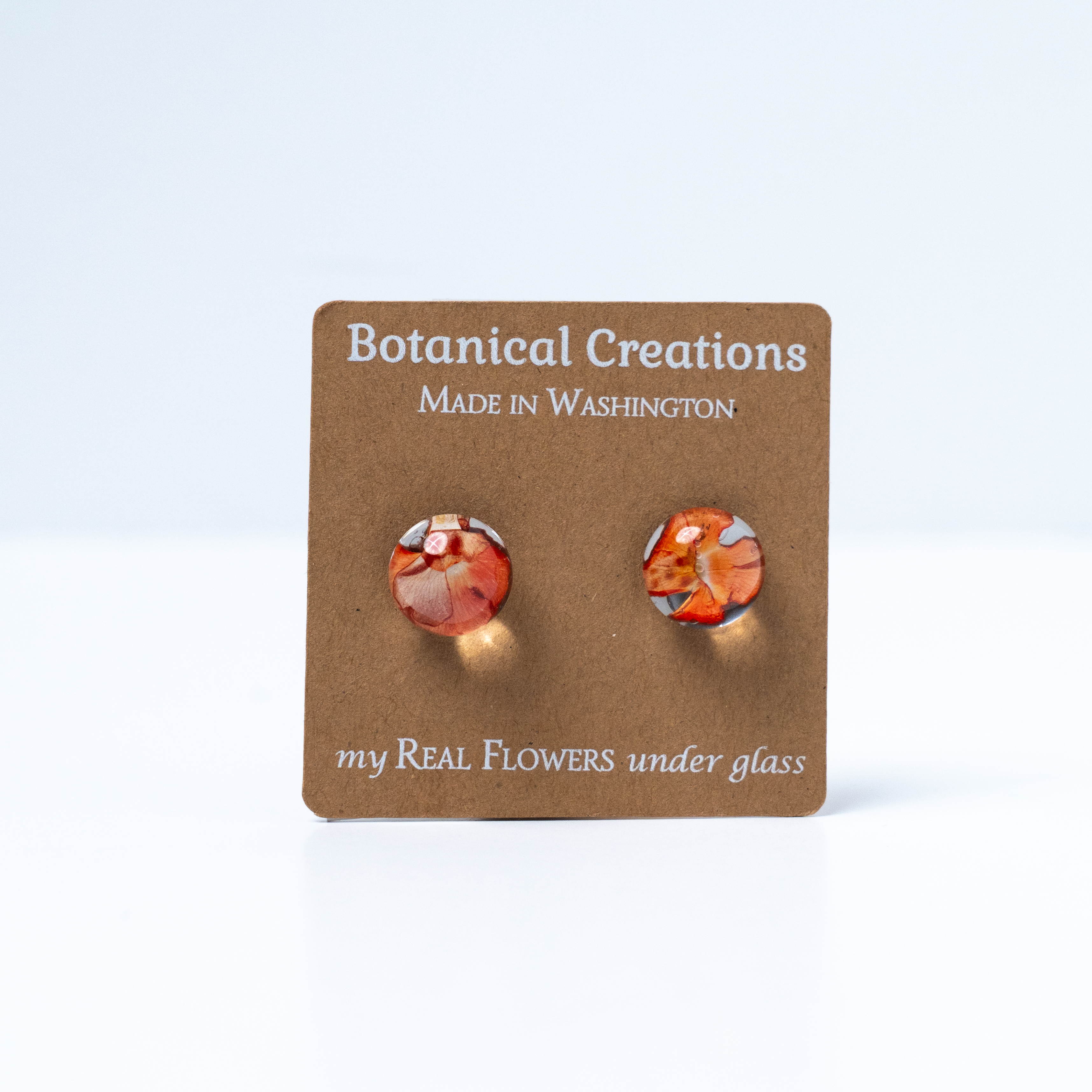Summer Verbena Stud Earrings by Botanical Creations