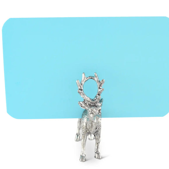 Pewter Deer Place Card Holder