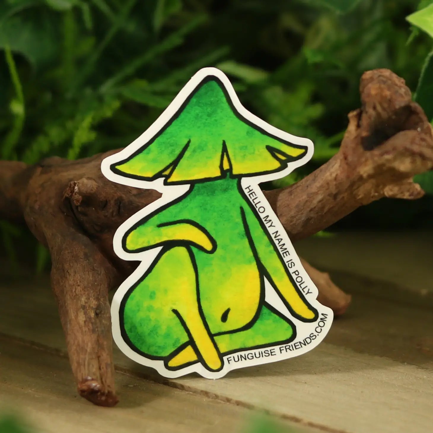 Vinyl Funguise® Sticker - Polly