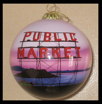 Pike Place Market Sing Public Market Ornament