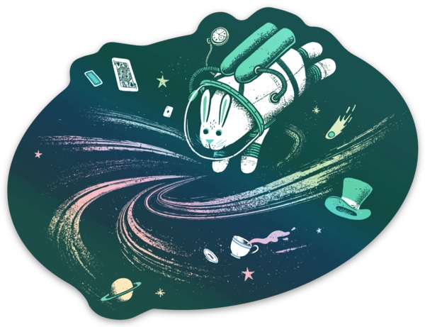 Rabbit Hole Sticker