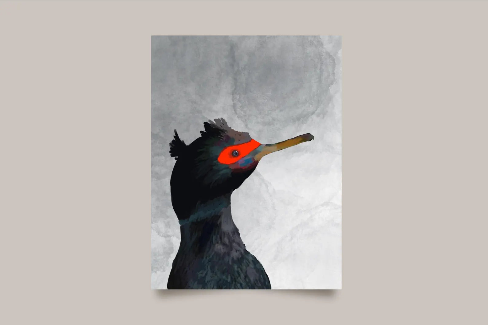 Red Faced Cormorant Card
