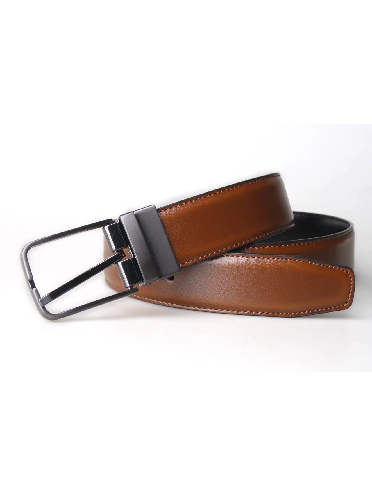 Kelvin Reversible Leather 3.5 CM Belt