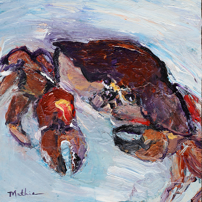 "Rock Crab Low Tide" Christopher Mathie Fine Art
