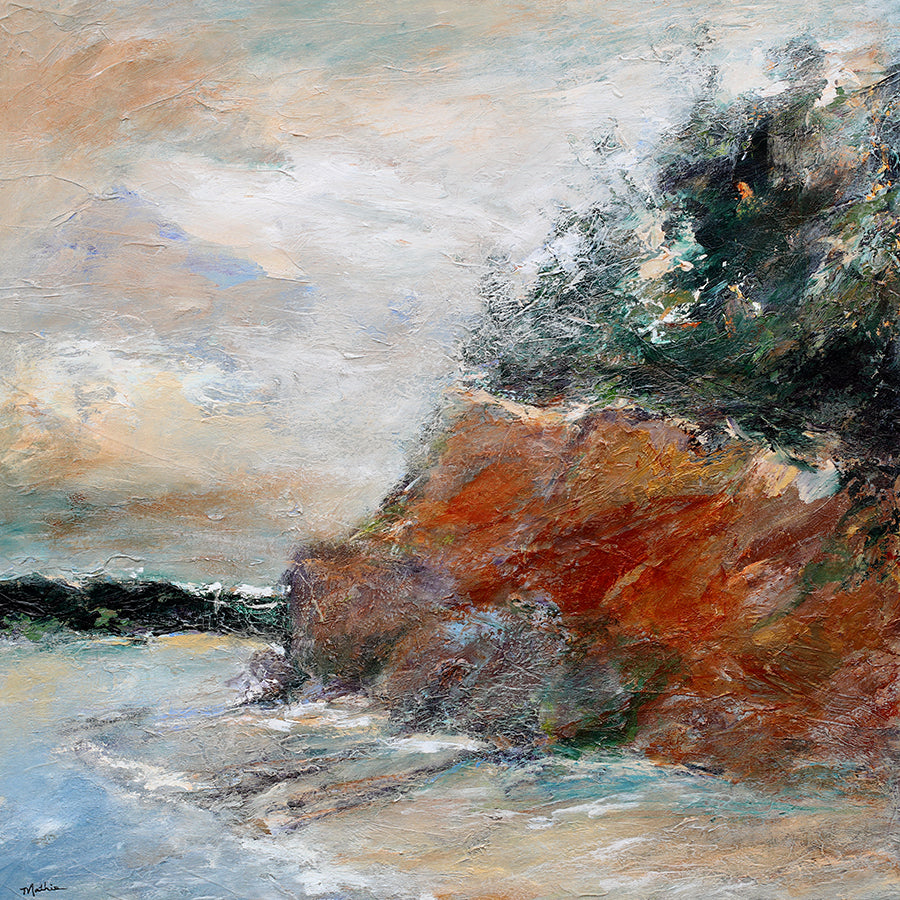 "Saltwater Cliff" Christopher Mathie Fine Art