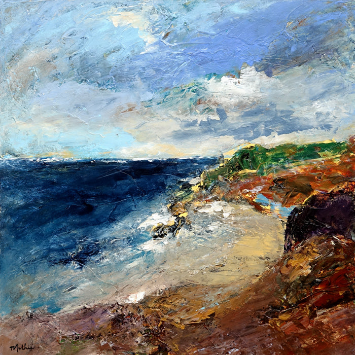 "Saltwater Sketch I" Christopher Mathie Fine Art