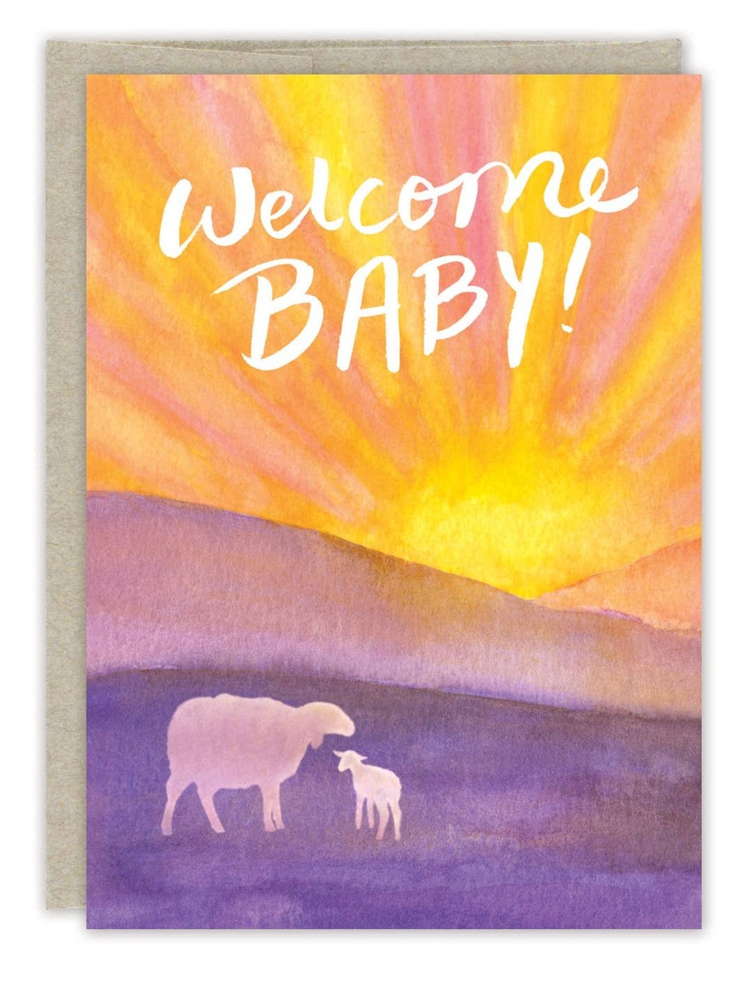 Lamb Baby Card