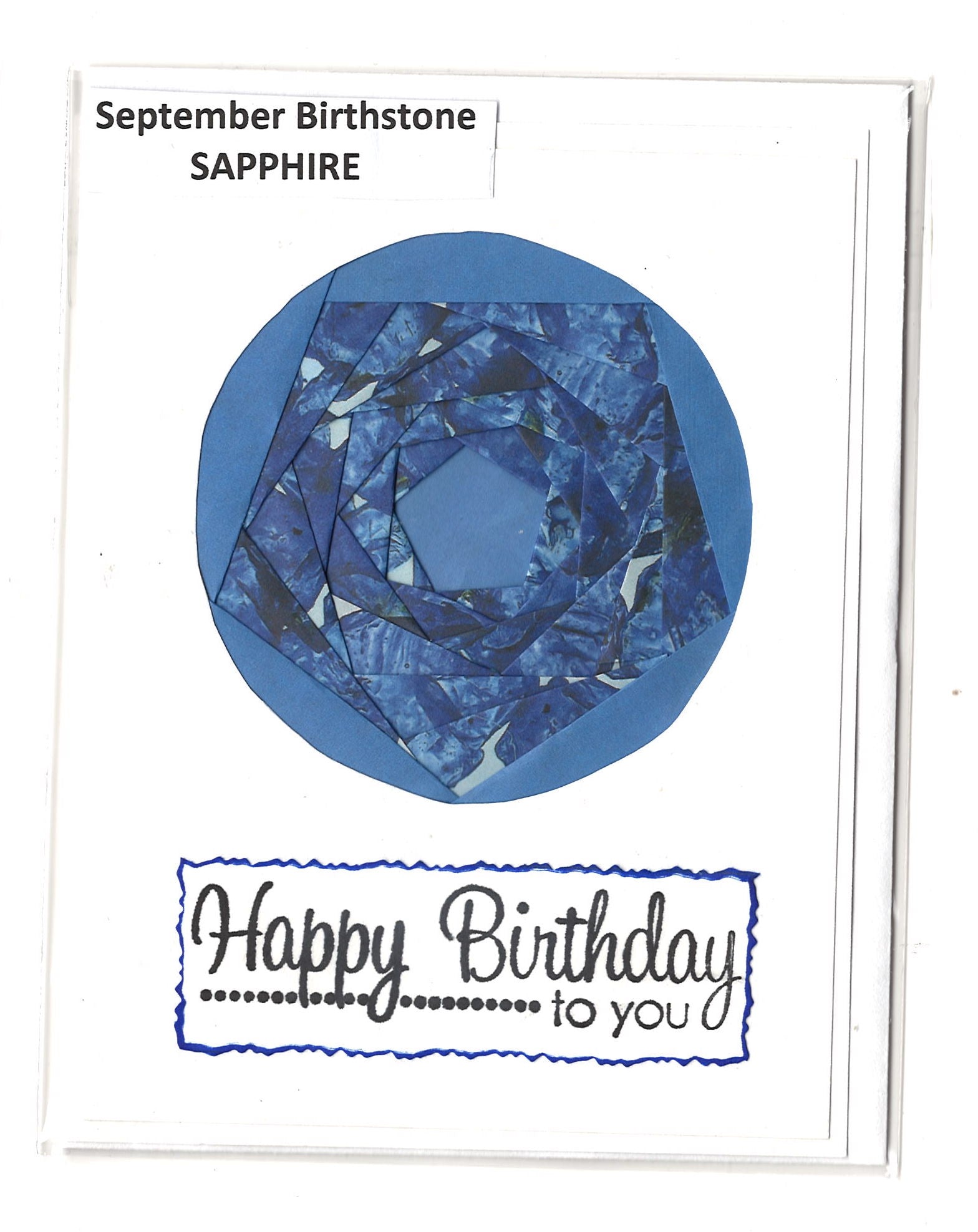 Birthstone Birthday Card | Helen Hecker