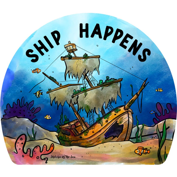 Ship Happens Sticker