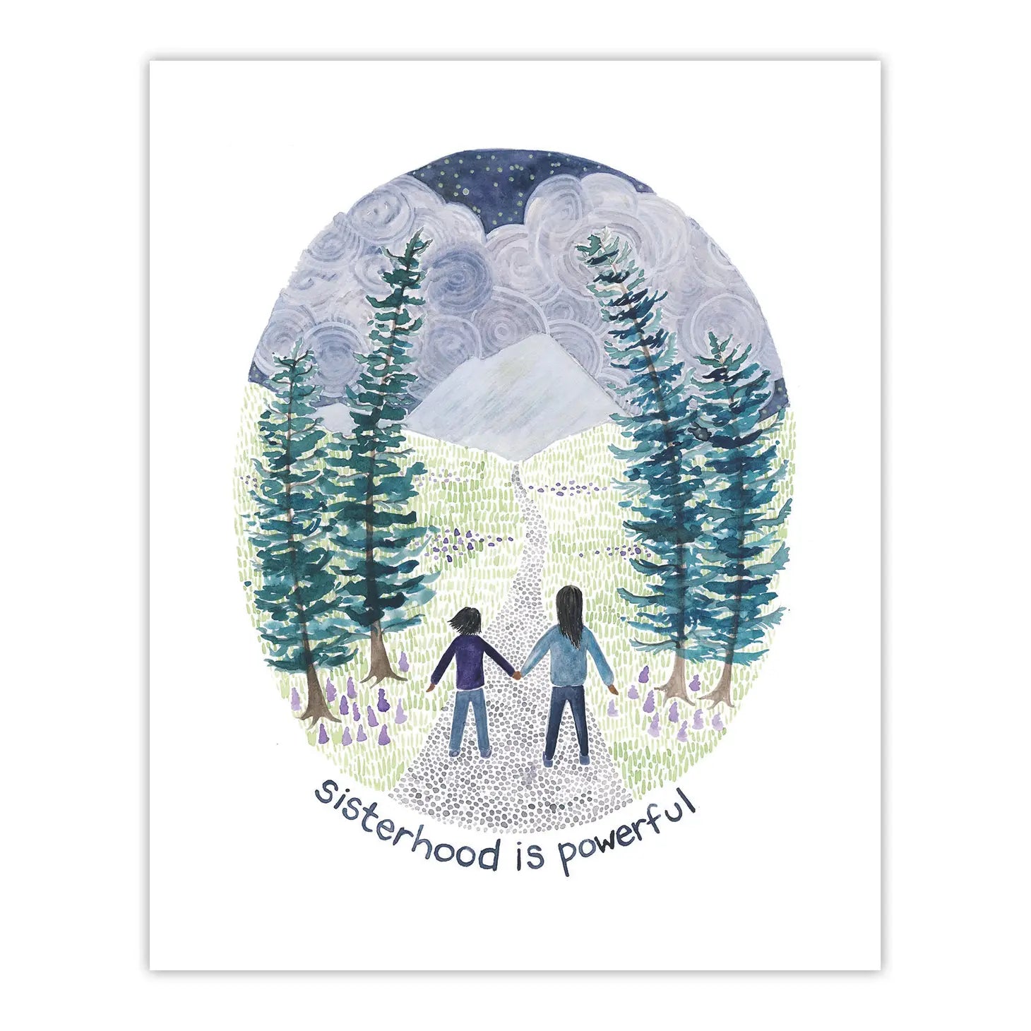 Sisterhood is Powerful Art Print
