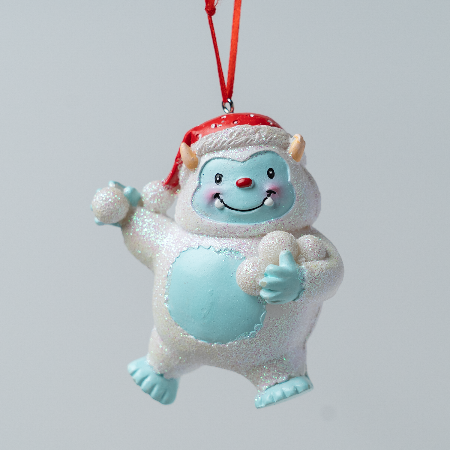 3.25" Snowball Yeti Ornament
