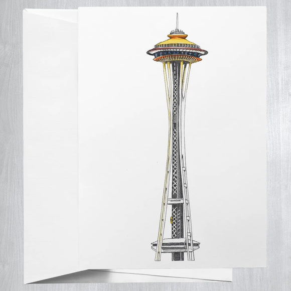 Space Needle Greeting Card