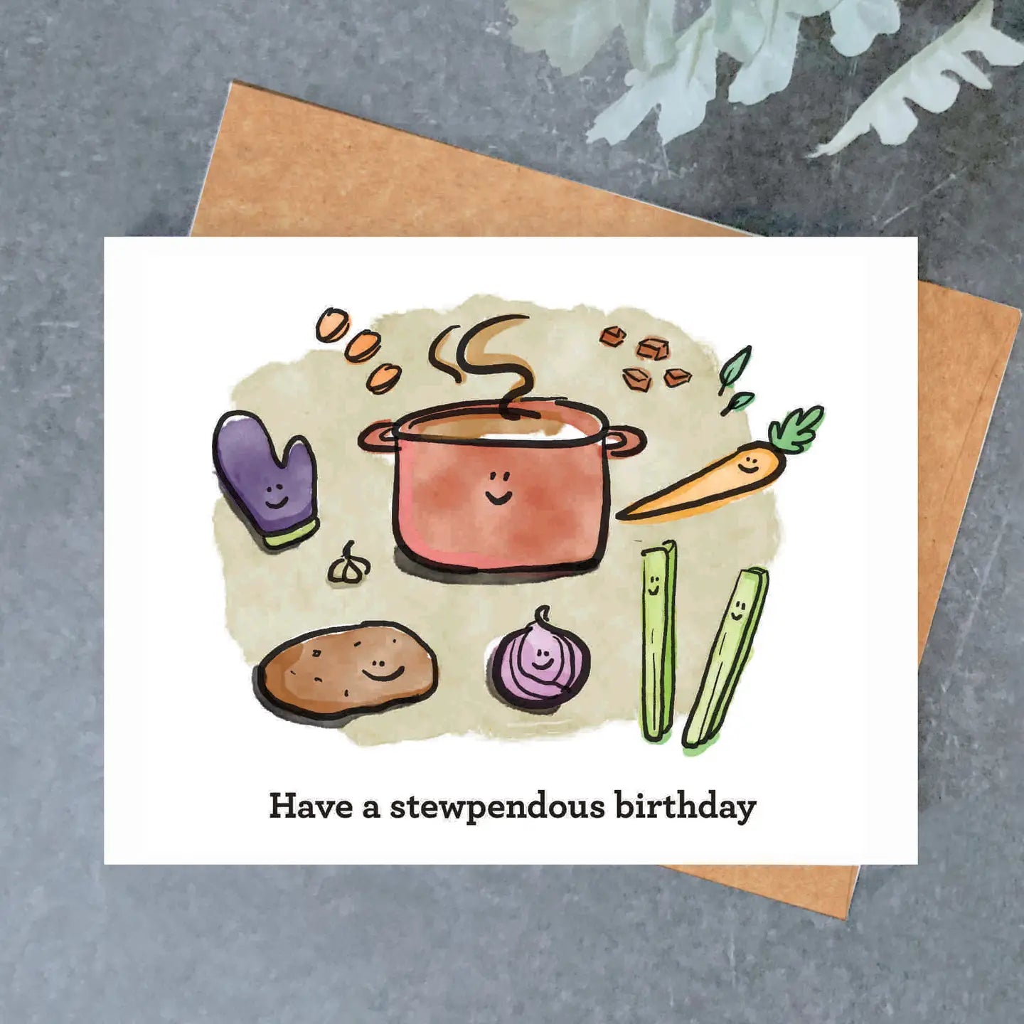 Stew-Pendous Birthday Card