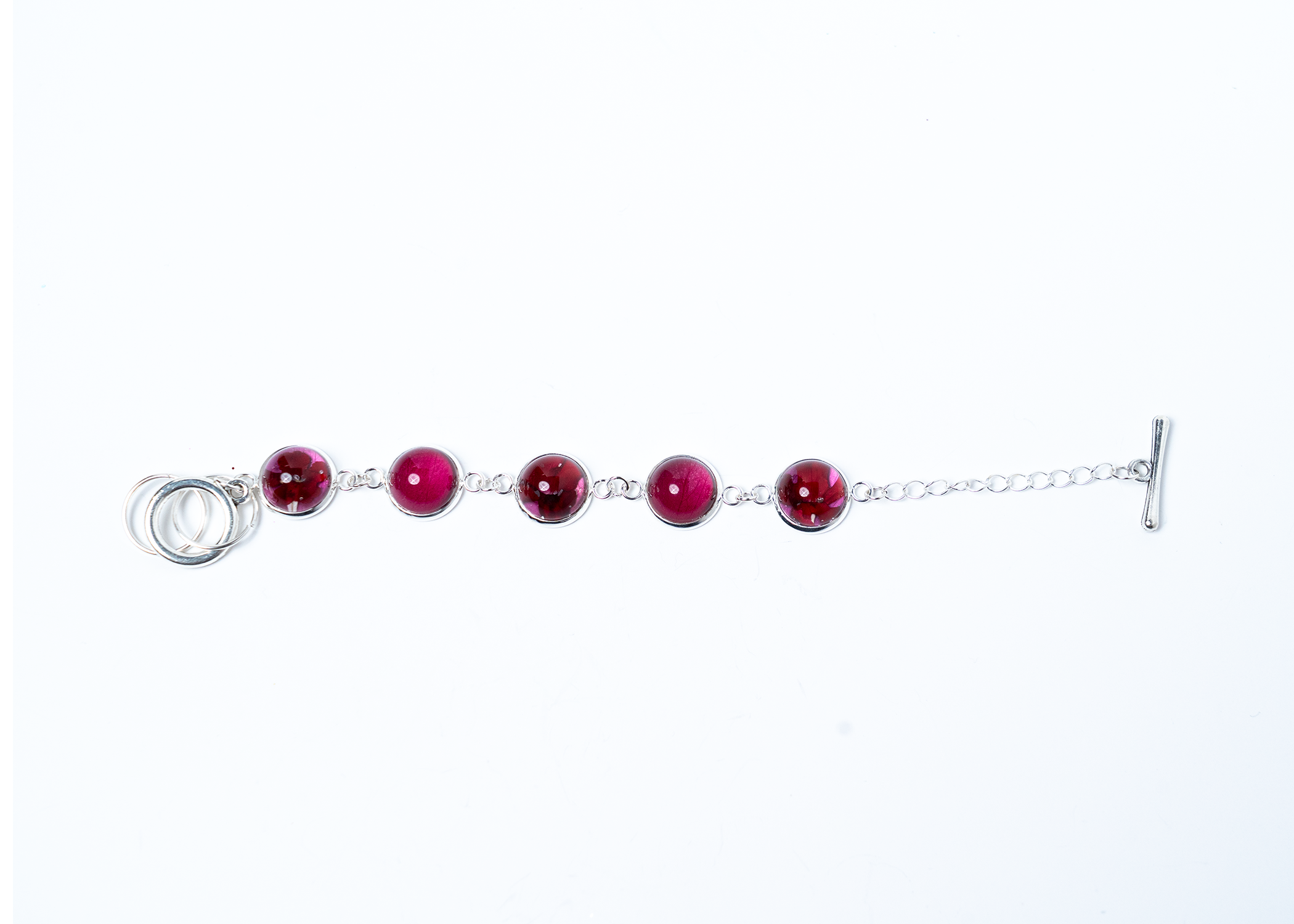 Summer Verbena + Rose Petal Bracelet by Botanical Creations