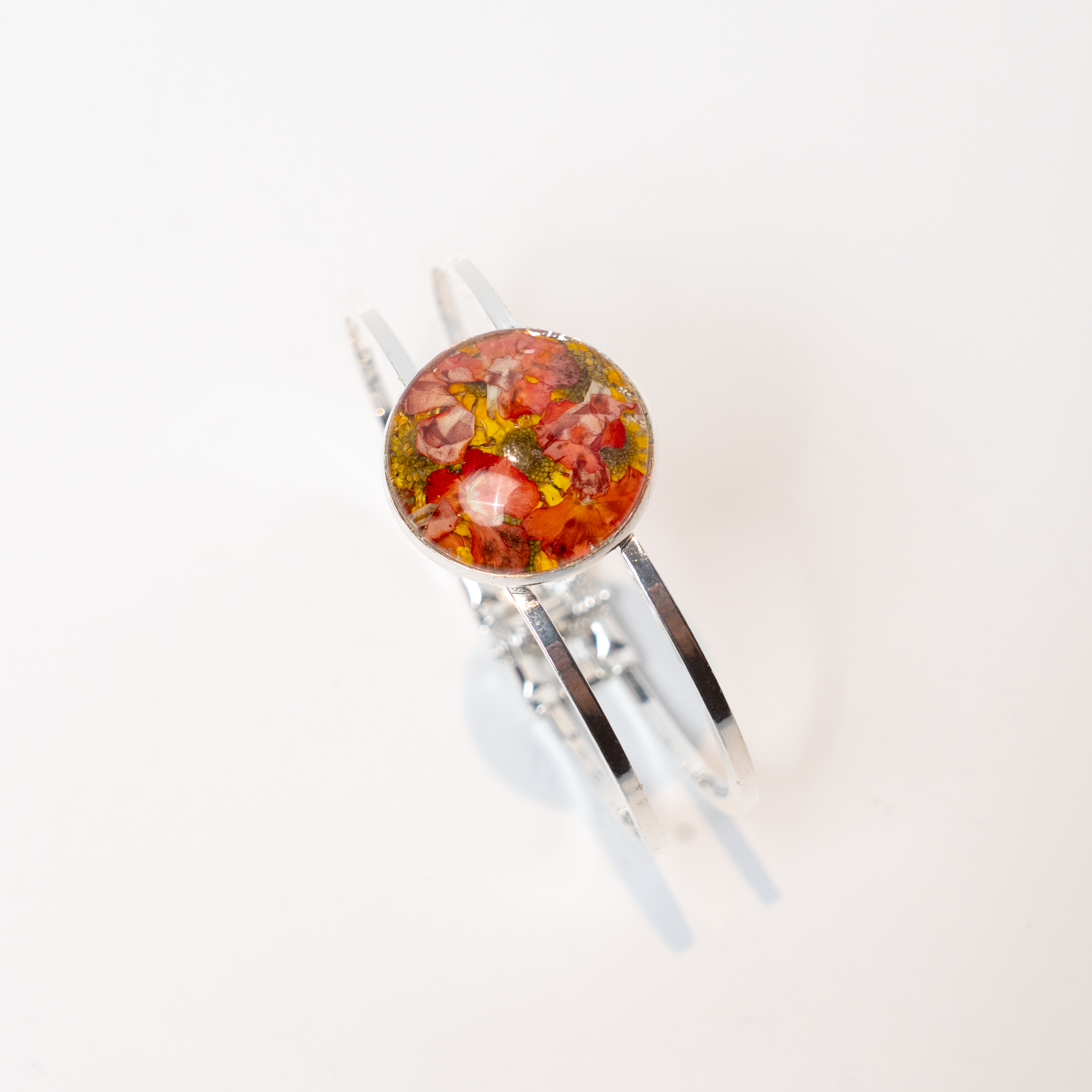 Summer Verbena + Sunflowers Bangle by Botanical Creations