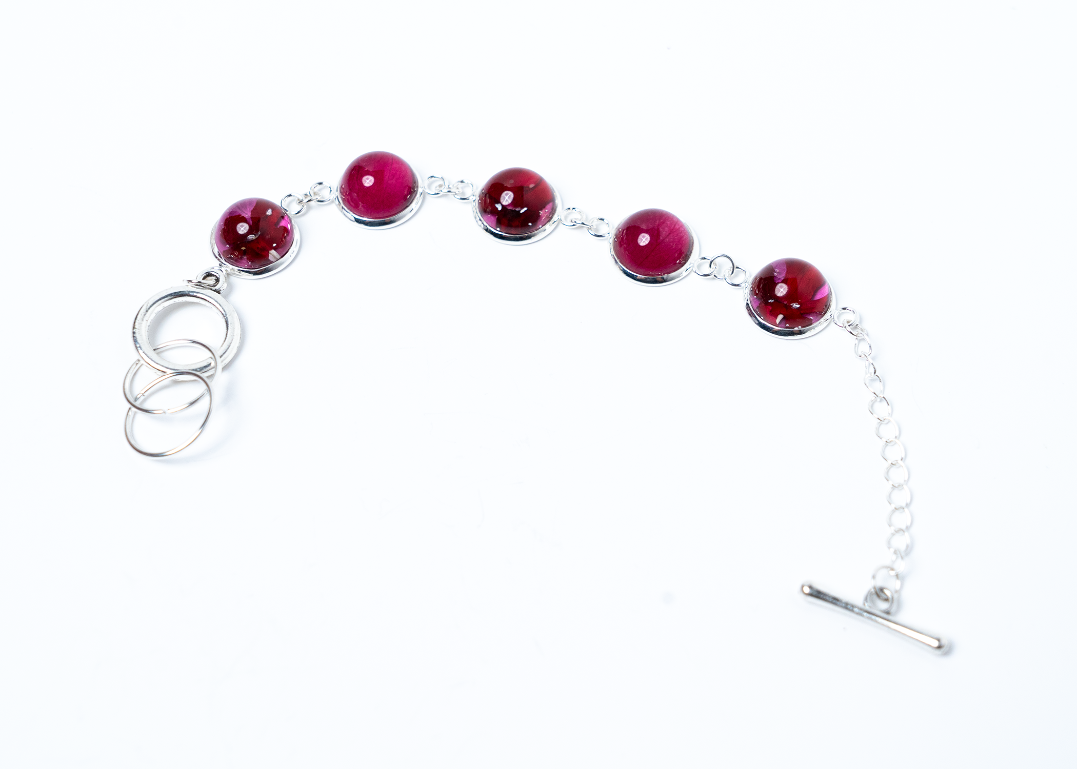 Summer Verbena + Rose Petal Bracelet by Botanical Creations