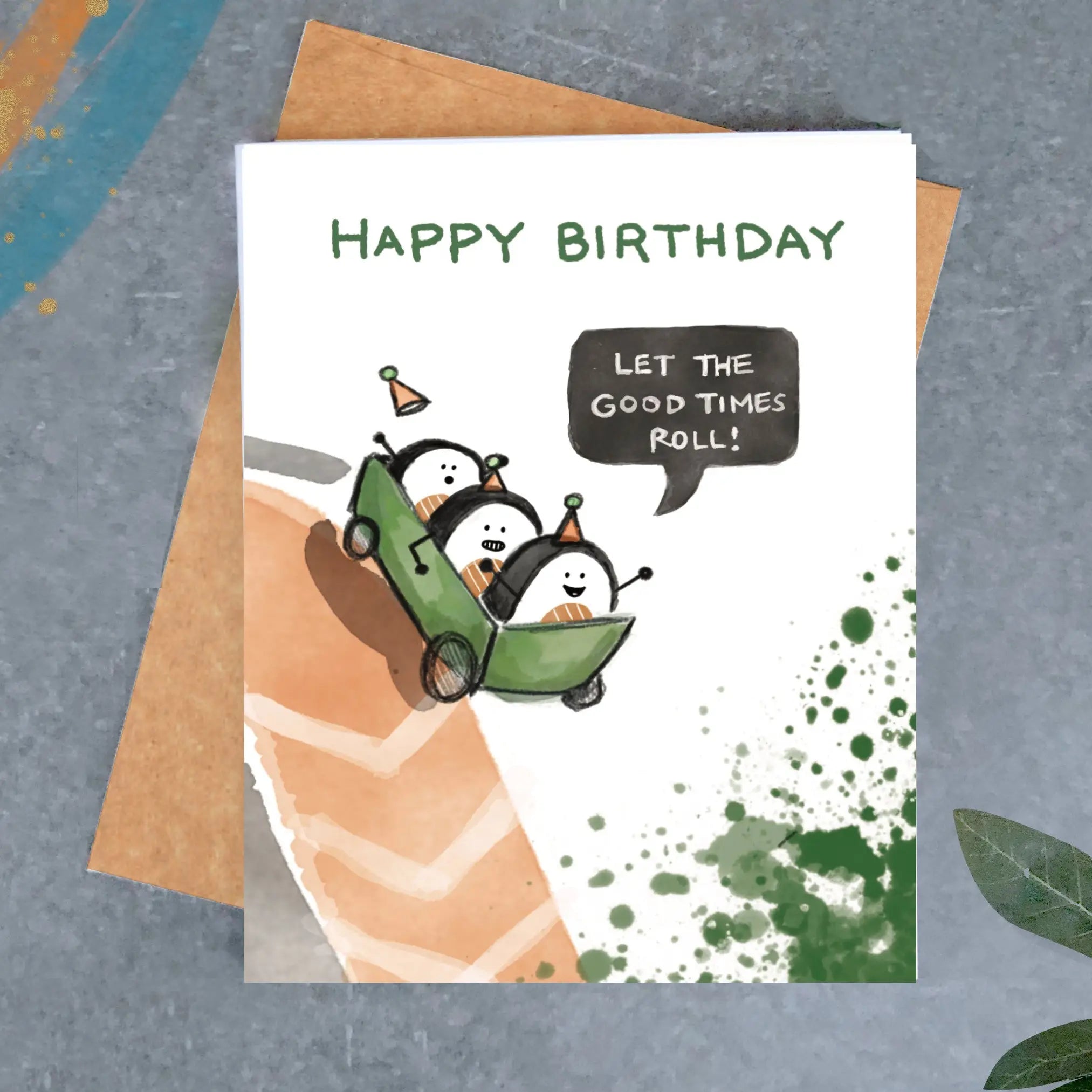 Sushi Good Times Roll Birthday Card