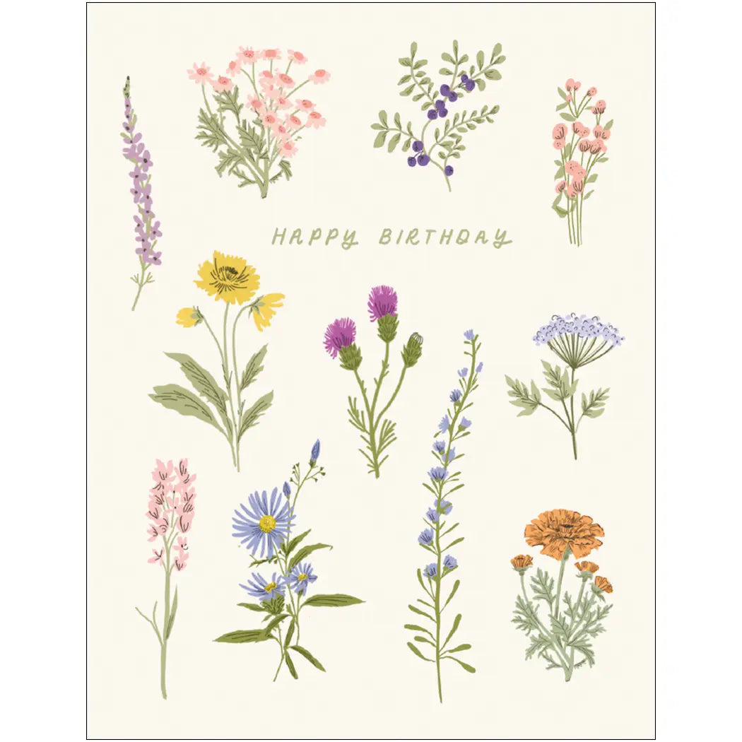 Wildflower Sprigs Card
