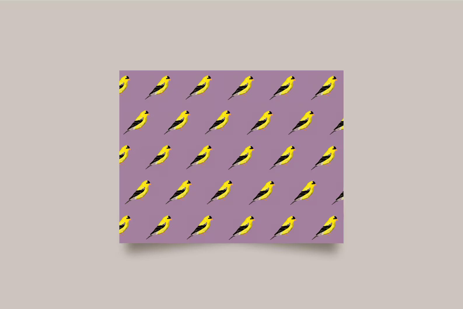 Willow Goldfinch Card