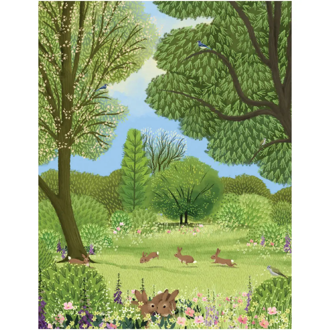 Woodland Rabbits Card