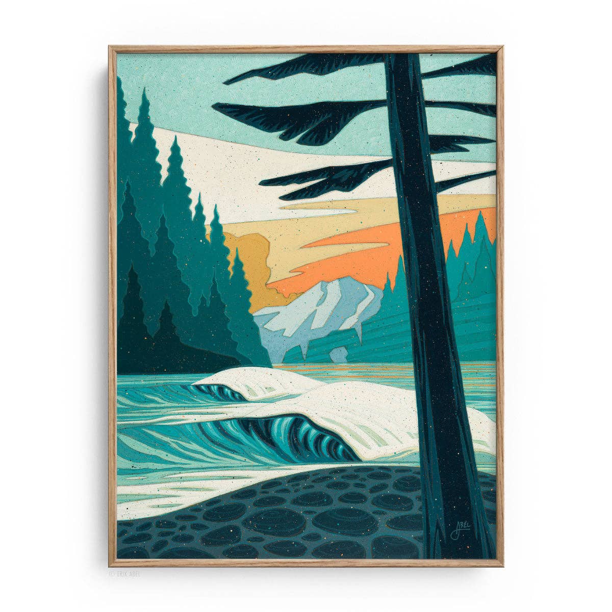 Happy Endings - WHLSL Print: Unframed / 9x12 / Paper