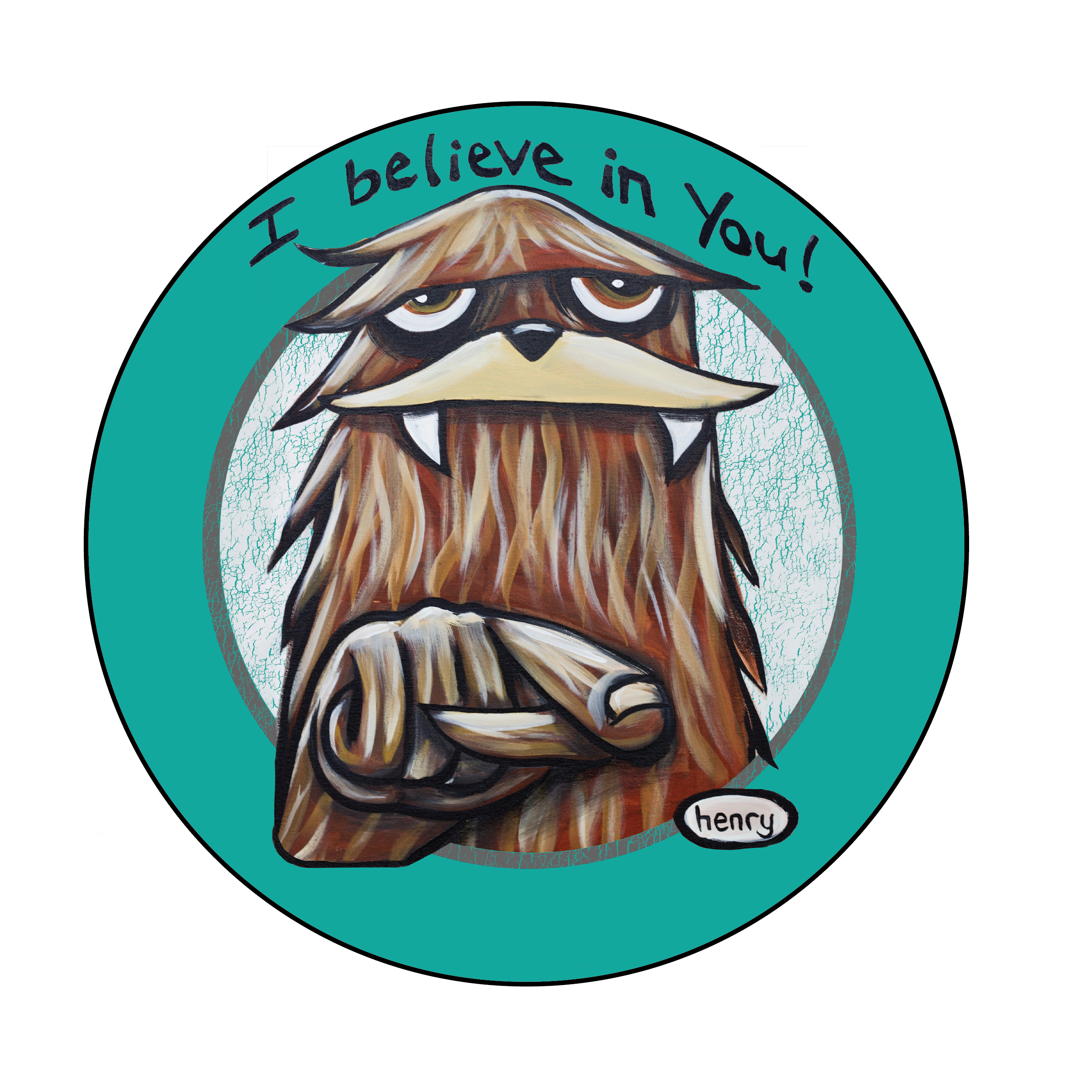 Sasquatch - I Believe in You Magnet