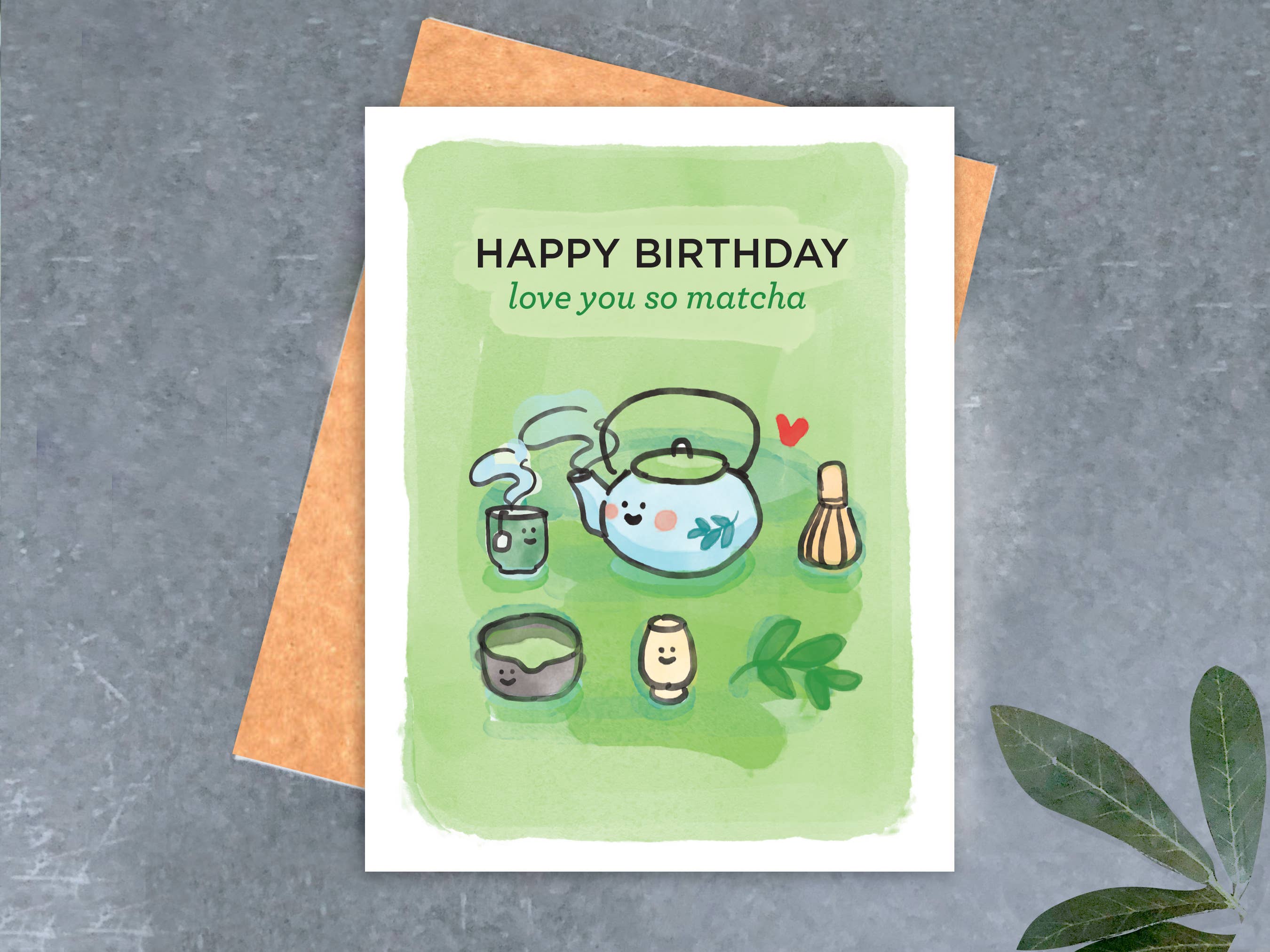 Matcha Bday Card