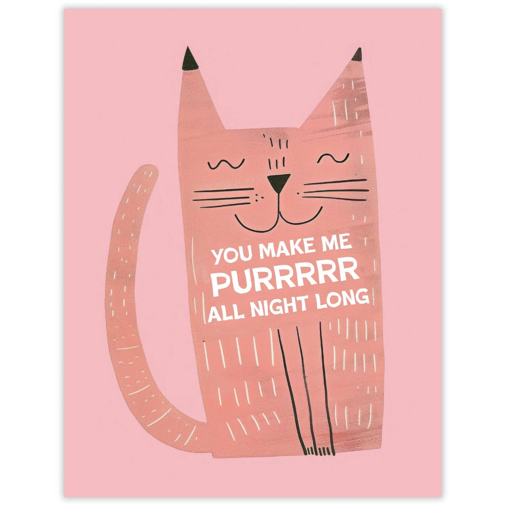 Purring Pussy Love Card