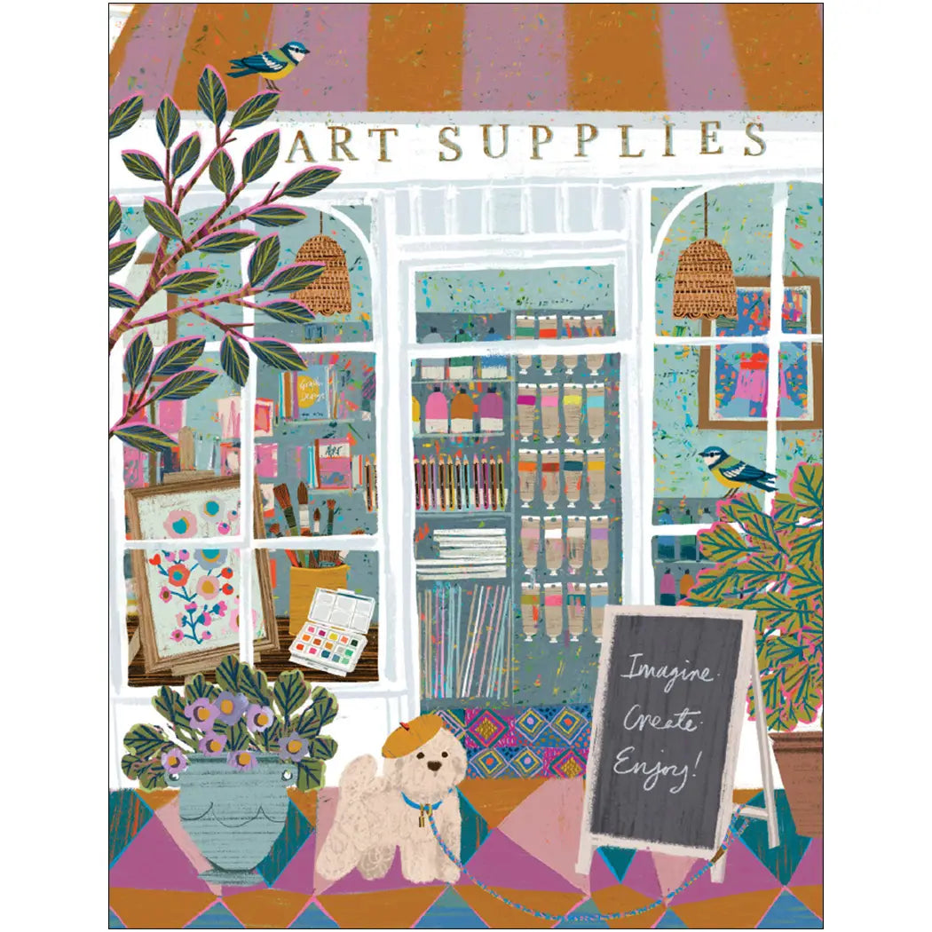 Art Shop Birthday Card