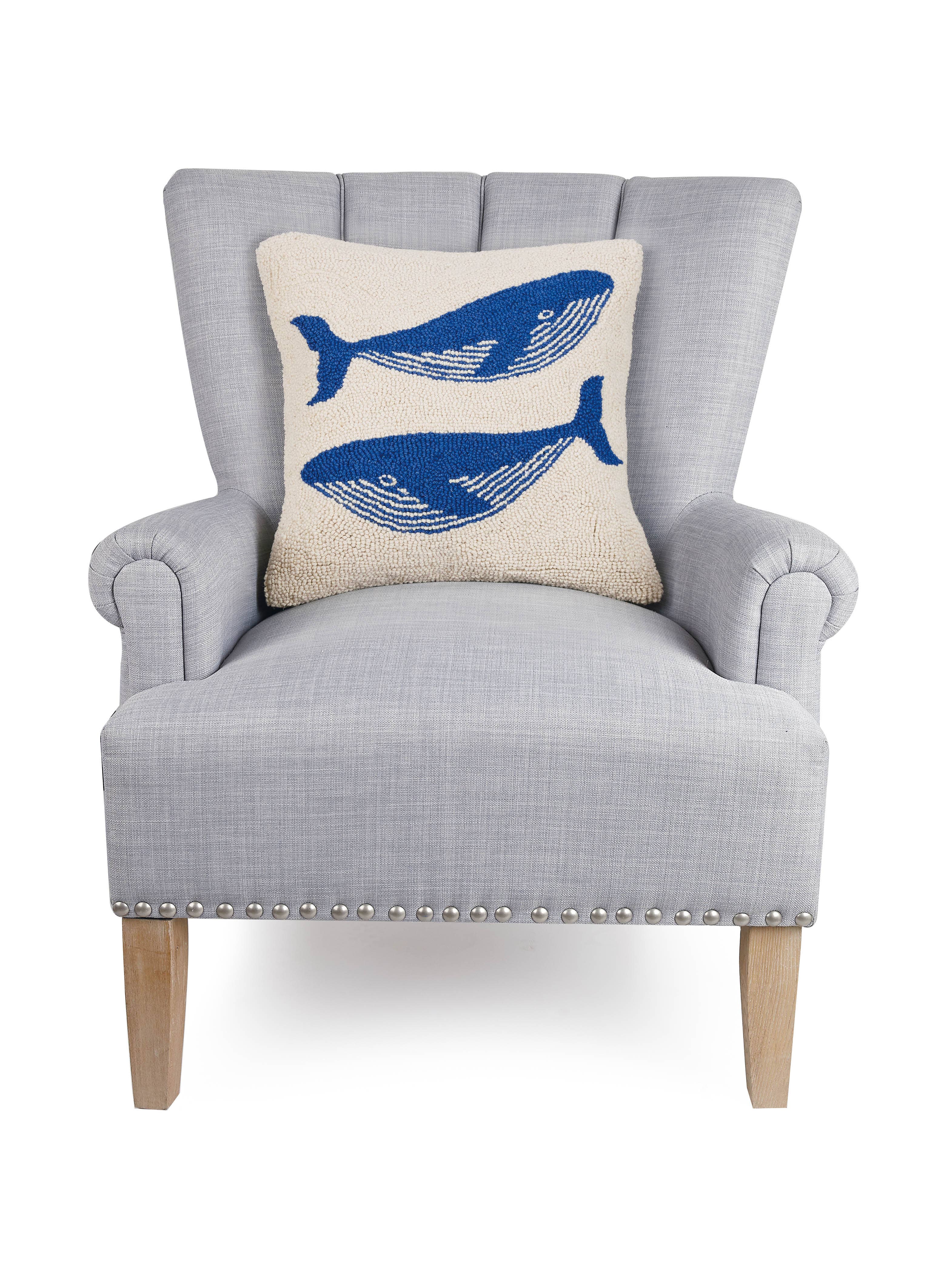 Whale Hook Pillow - Kate Nelligan